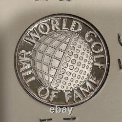 Hamilton Mint World Golf HOF First Day Cover Pinehurst 1974 0.8oz 0.999 Silver