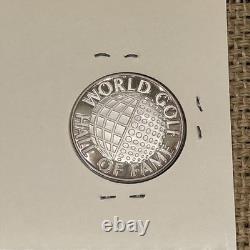 Hamilton Mint World Golf HOF First Day Cover Pinehurst 1974 0.8oz 0.999 Silver