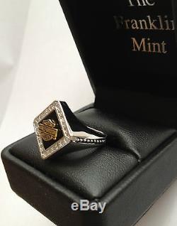 Harley-Davidson Ladies Forever Diamond Ring by Franklin Mint D4J8579 SZ 7