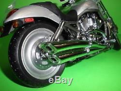 Harley Davidson Silver V-rod Motorcycle Franklin Mint B11b990 New Mib