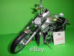 Harley Davidson Silver V-rod Motorcycle Franklin Mint B11b990 New Mib