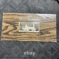 Hercules INTERNATIONAL LOCOMOTIVE FRANKLIN MINT train SILVER INGOT PROOF