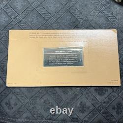 Hercules INTERNATIONAL LOCOMOTIVE FRANKLIN MINT train SILVER INGOT PROOF