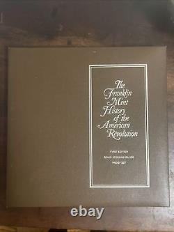History Of The American Revolution 50 Sterling Silver Rounds Franklin Mint