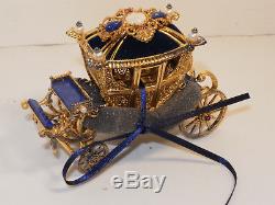 House Of Igor Carl Faberge Imperial Wedding Coach! 1985! Sold Plated Silver! Box