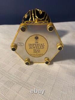 House of Faberge Imperial Jeweled Egg Chess Set Gold Silver Pieces Franklin Mint