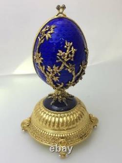Igor Carl The Faberge Musical Firebird Egg. 925 Sterling Silver Franklin Mint