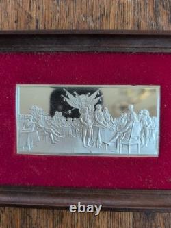 Independence Hall Bicentennial Commemorative 2000grains. 999 silver Ingot