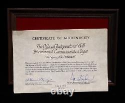 Independence Hall Signing The Declaration Comm 129 g. 999 Silver Franklin Mint