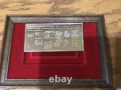 Independence Hall Signing The Declaration Comm 4.3 oz. 999 Silver Franklin Mint