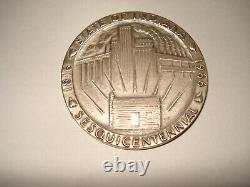 Indiana Sesquicentennial Silver Medal Coin 1816-1966 2.5 Diameter