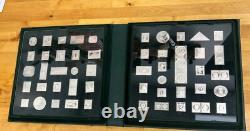 International Society Of Postmasters Silver Proofs Of 50 World Greatest Stamps