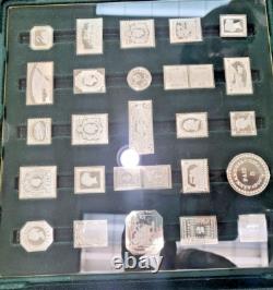 International Society Of Postmasters Silver Proofs Of 50 World Greatest Stamps