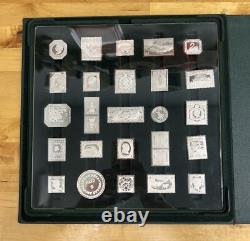 International Society Of Postmasters Silver Proofs Of 50 World Greatest Stamps