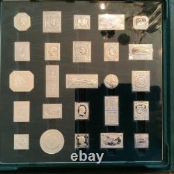 International Society Of Postmasters Silver Proofs Of 50 World Greatest Stamps