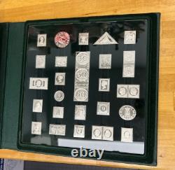 International Society Of Postmasters Silver Proofs Of 50 World Greatest Stamps