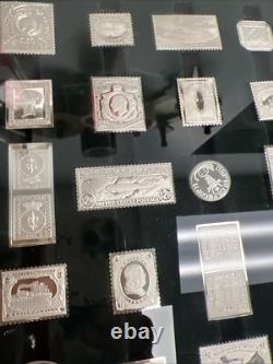 International Society Of Postmasters Silver Proofs Of 50 World Greatest Stamps