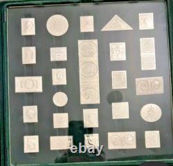 International Society Of Postmasters Silver Proofs Of 50 World Greatest Stamps