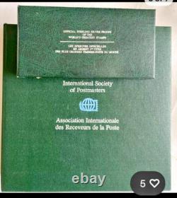 International Society Of Postmasters Silver Proofs Of 50 World Greatest Stamps
