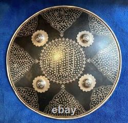 Iron Mughal Ottoman Islamic Separ Engraved Shield Dhal 14 inch