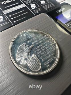 James Garfield Franklin Mint Presidential Commemorative Sterling Silver Medal