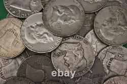 Junk Silver Coins Ben Franklin Half Dollars Halves Half Troy Pound MAKE OFFER