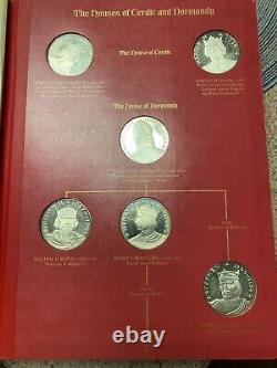 KINGS AND QUEENS of England by Franklin Mint, 925 Sterling
