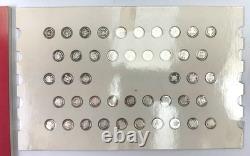 Kings & Queens of England Sterling Silver Mini-Coin Collection Franklin Mint COA