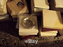 L@@K WOW Huge lot Sterling Silver. 925 Plates scrap or not mostly Franklin Mint