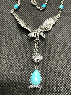 Ladies Harley Davidson / Franklin Mint Eagle STERLING SILVER Necklace