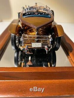 Limited Franklin Mint 1/24 Diecast 1921 Rolls Royce Silver Ghost In Copper