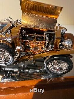 Limited Franklin Mint 1/24 Diecast 1921 Rolls Royce Silver Ghost In Copper