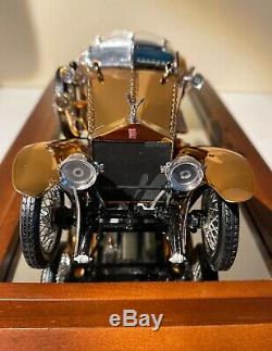Limited Franklin Mint 1/24 Diecast 1921 Rolls Royce Silver Ghost In Copper