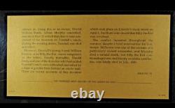 Lincoln County War New Mexico 24K Gold On Solid Sterling 1977 Medal