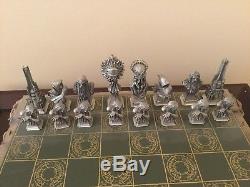 Lord of the Rings Chess Set Franklin Mint (No Box)