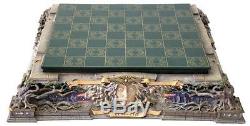 Lord of the Rings Chess Set Franklin Mint Used with Original Box