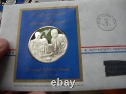 Lot 5 Postmaster of America Sterling Silver Medals Total 115 Grams