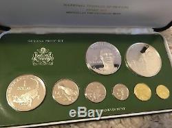 Lot 6 Franklin Mint Silver Proof Sets Bahamas Cayman Guyana BVI Trinidad