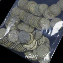 Lot Of (100) $50 Face Franklin Silver Half Dollars Average Circulated