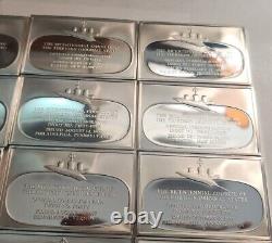 Lot Of 20 Sterling Silver Bicenten Council Of The 13 Orig States Ingots (1157gr)