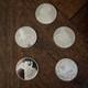 Lot Of 5 Franklin Mint Genuine Plated. 925 Silver