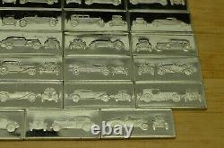 Lot Of Franklin Mint Sterling Silver Mini Ingots -cars -154.6 Grams #s4-042