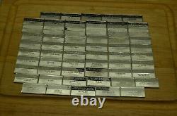 Lot Of Franklin Mint Sterling Silver Mini Ingots -cars -154.6 Grams #s4-042