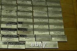 Lot Of Franklin Mint Sterling Silver Mini Ingots -cars -154.6 Grams #s4-042