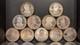 Lot Of 11 Franklin Mint Presidential Nedals. 925 10.7ozt 260129