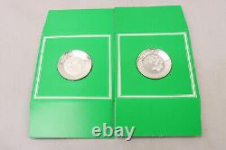 Lot of 12 Franklin Mint Sterling Silver Items Mini Plates, Stamps, Coins & More