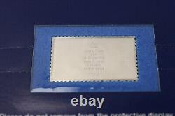 Lot of 12 Franklin Mint Sterling Silver Items Mini Plates, Stamps, Coins & More