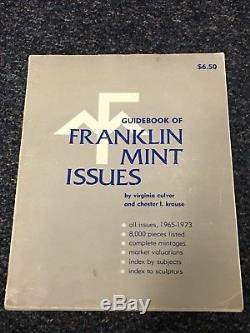 Lot of 1974-1982 Guidebook of Franklin Mint Issues Coin Silver Bar plates guide