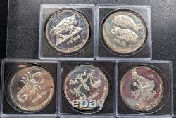 Lot of 19 Franklin Mint. 925 Sterling Silver Rounds 594.7 gr 260501