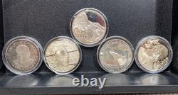 Lot of 19 Franklin Mint. 925 Sterling Silver Rounds 594.7 gr 260501